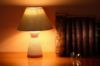 Picture of Harlequin Ceramic Table Lamp – Black & Cream